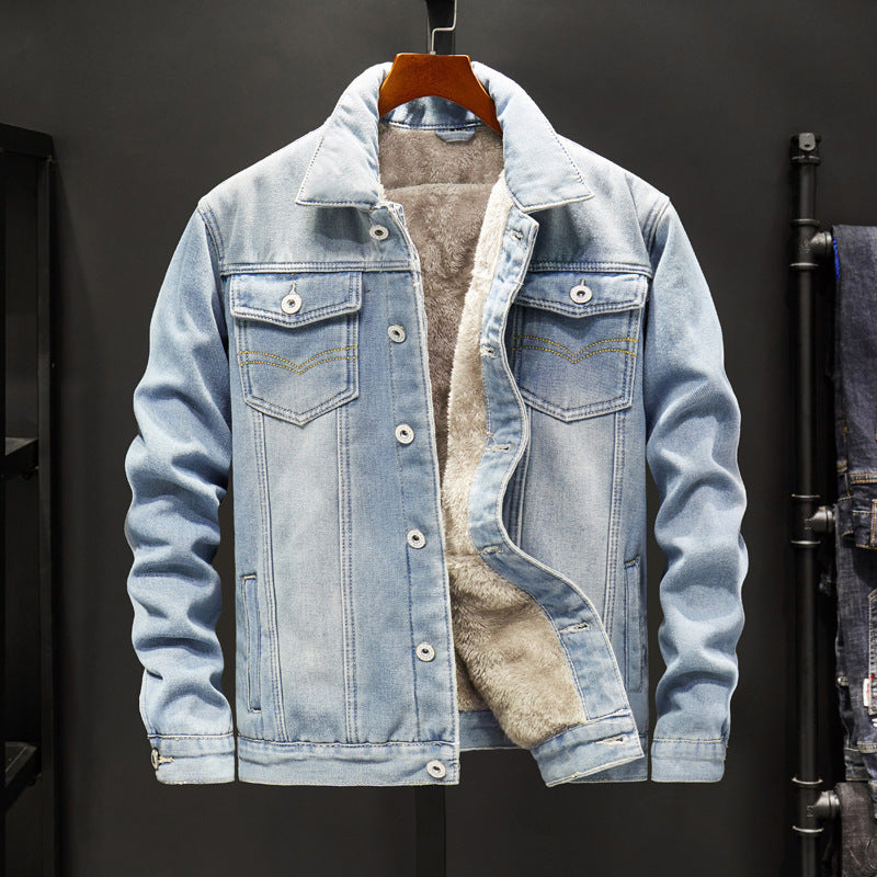 Men Gown Trend Casual Denim Jacket