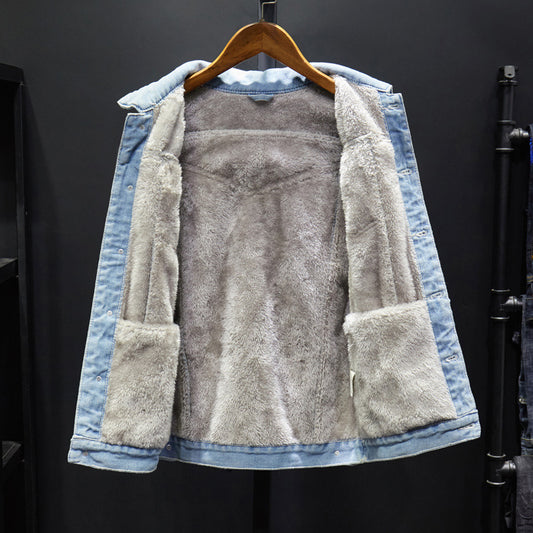 Men Gown Trend Casual Denim Jacket
