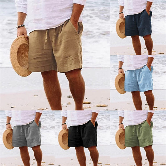 Men Summer Pockets Beach Shorts