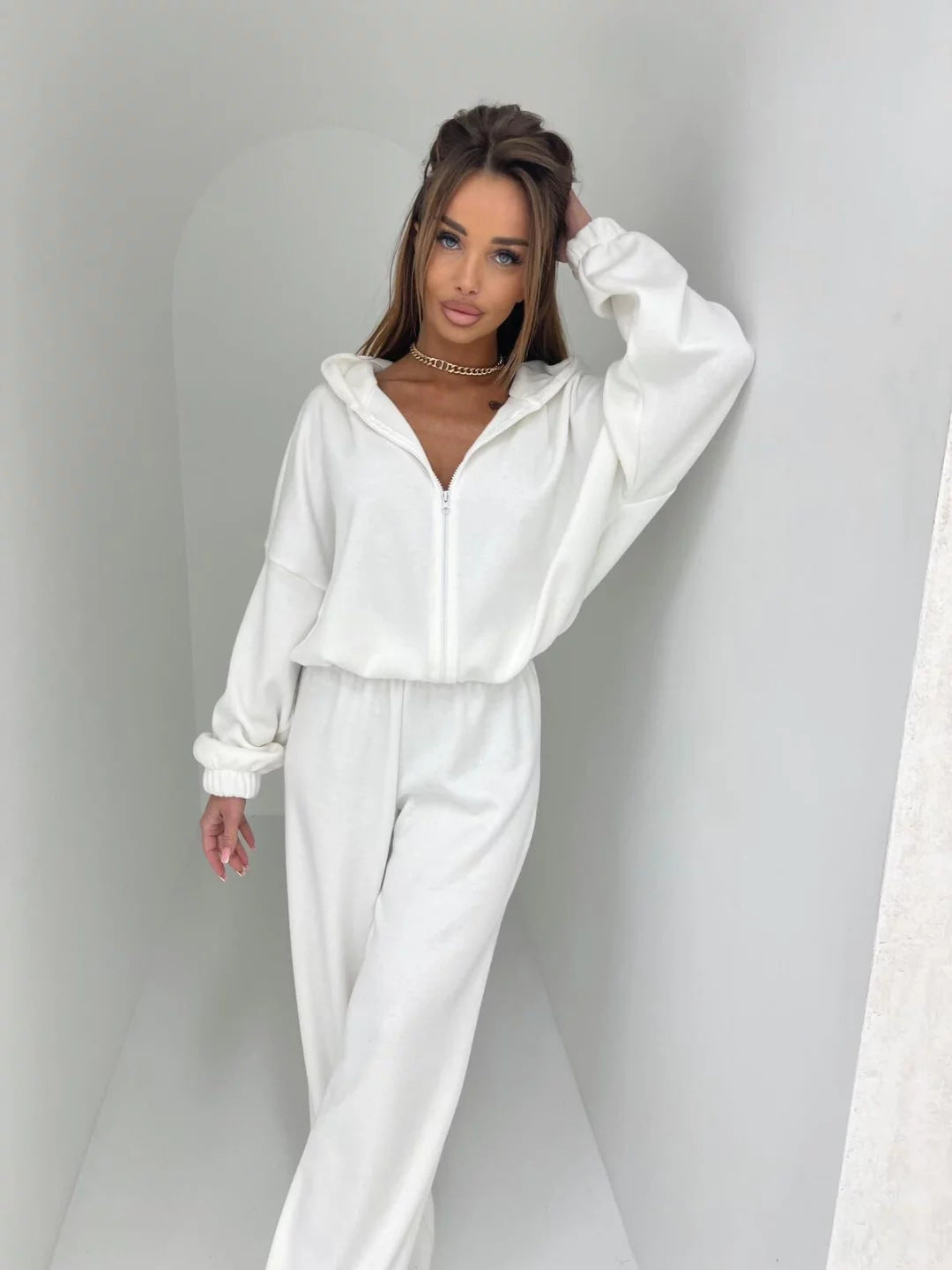 Women Electric Cotton Candy Lounge Set