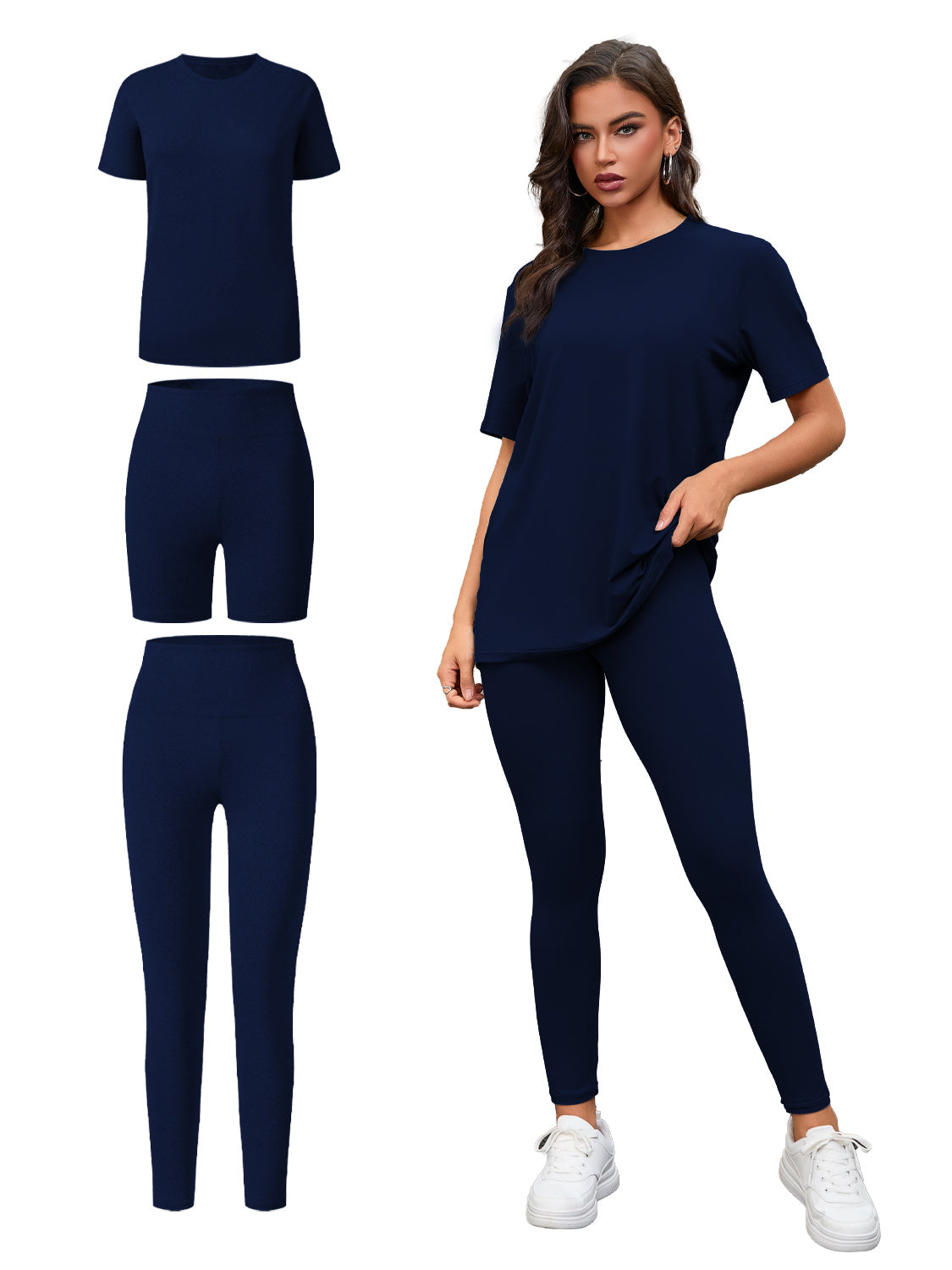 Women's Yoga Lounge Three Piece Set