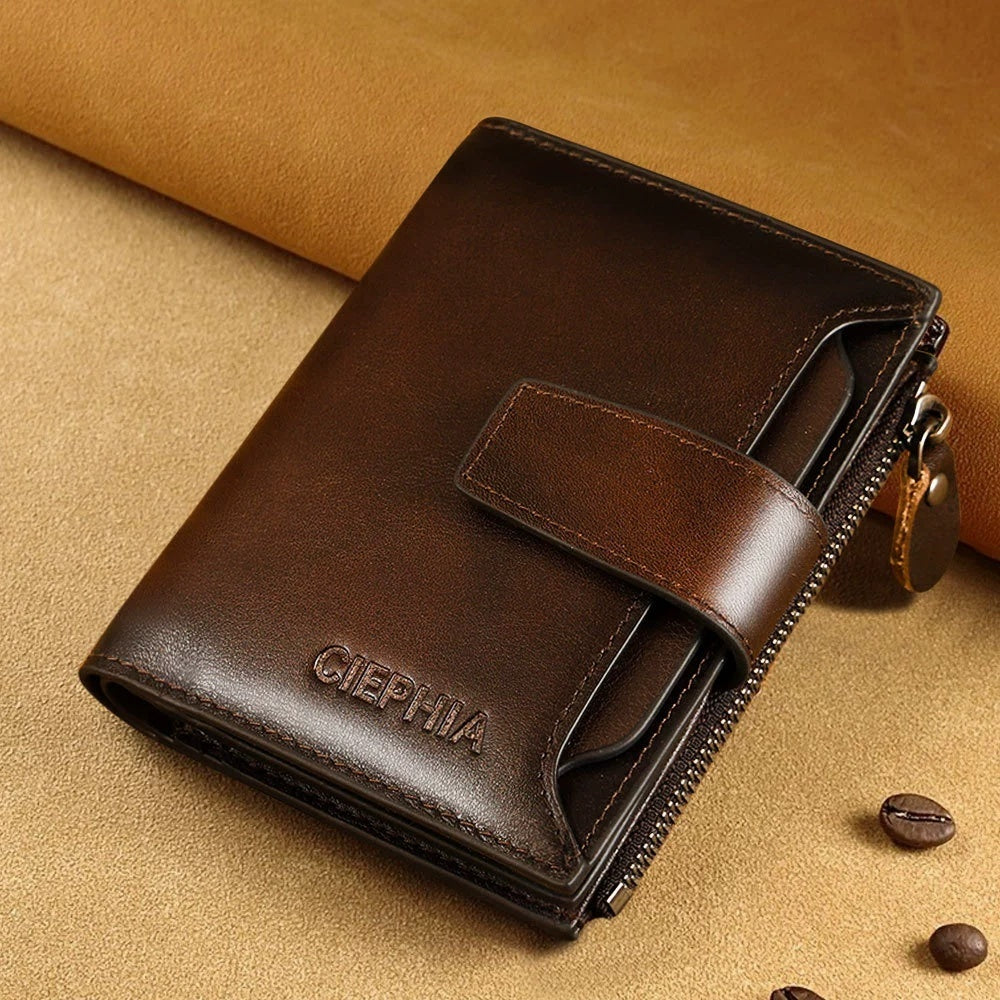 Men's Ciephia Leather Multi-function Wallet