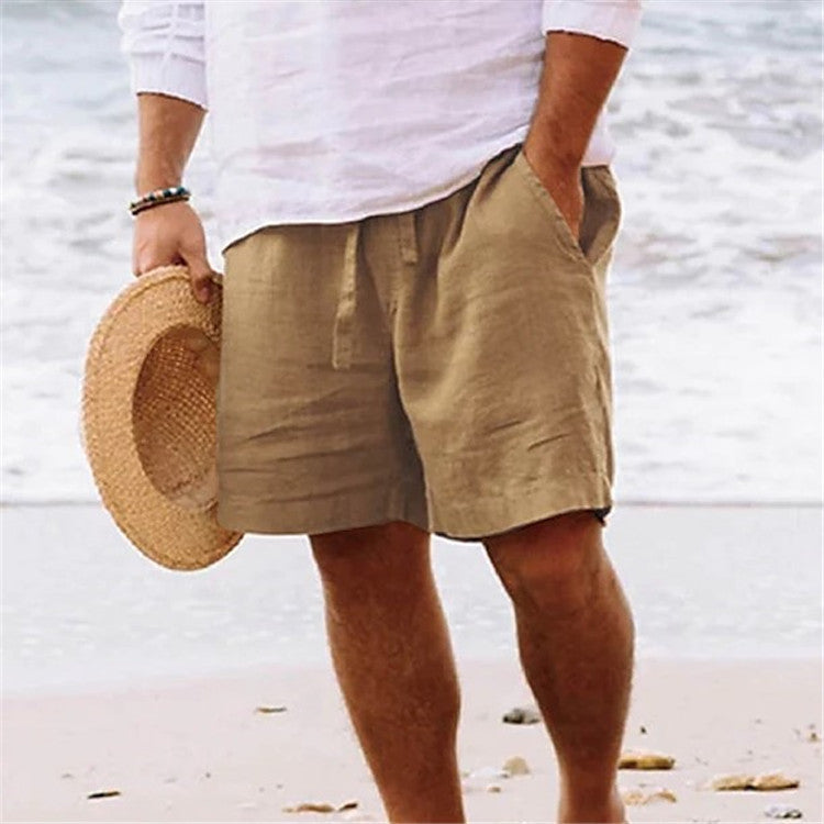 Men Summer Pockets Beach Shorts