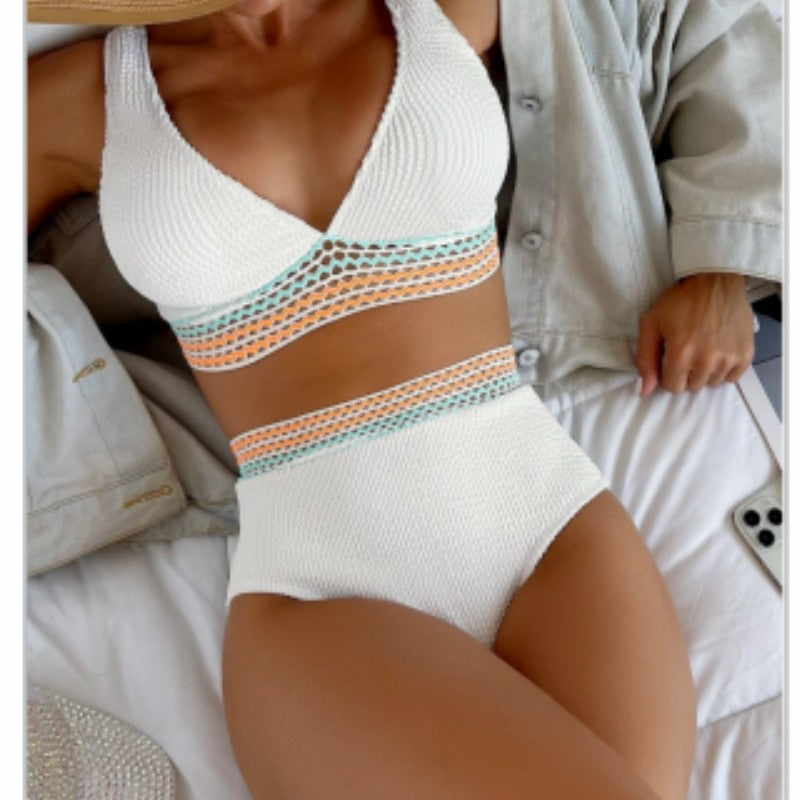 Women Sandy Split Bikini Set