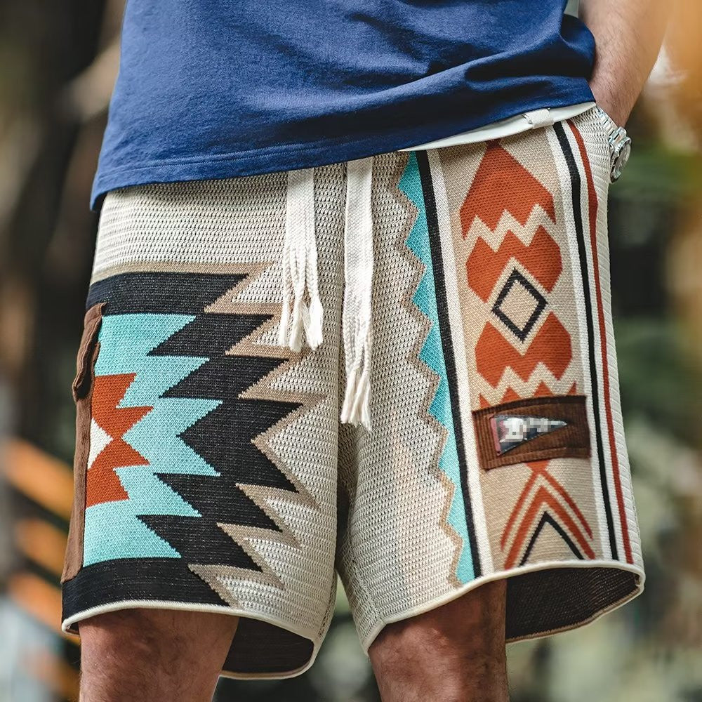 Men New Travel Tribe High-End Summer Shorts