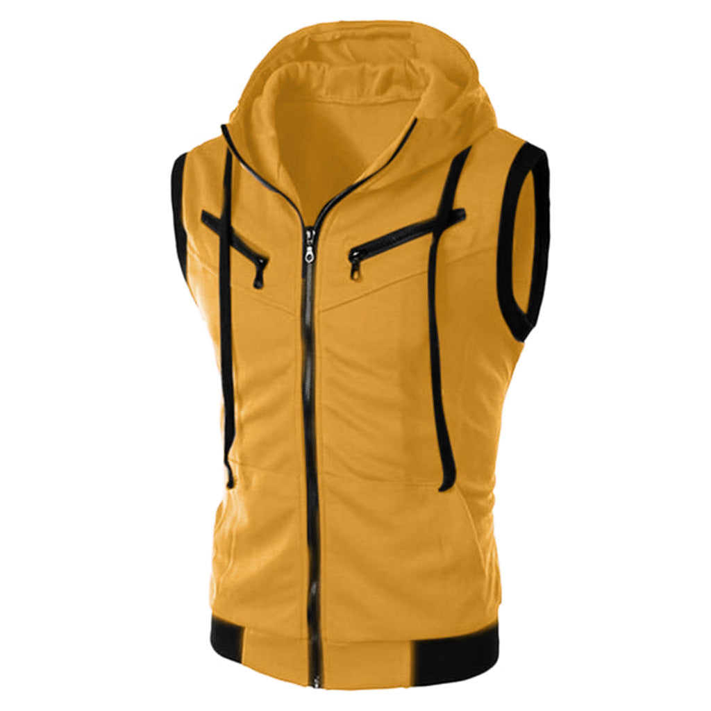 Men Hood Summer Vest