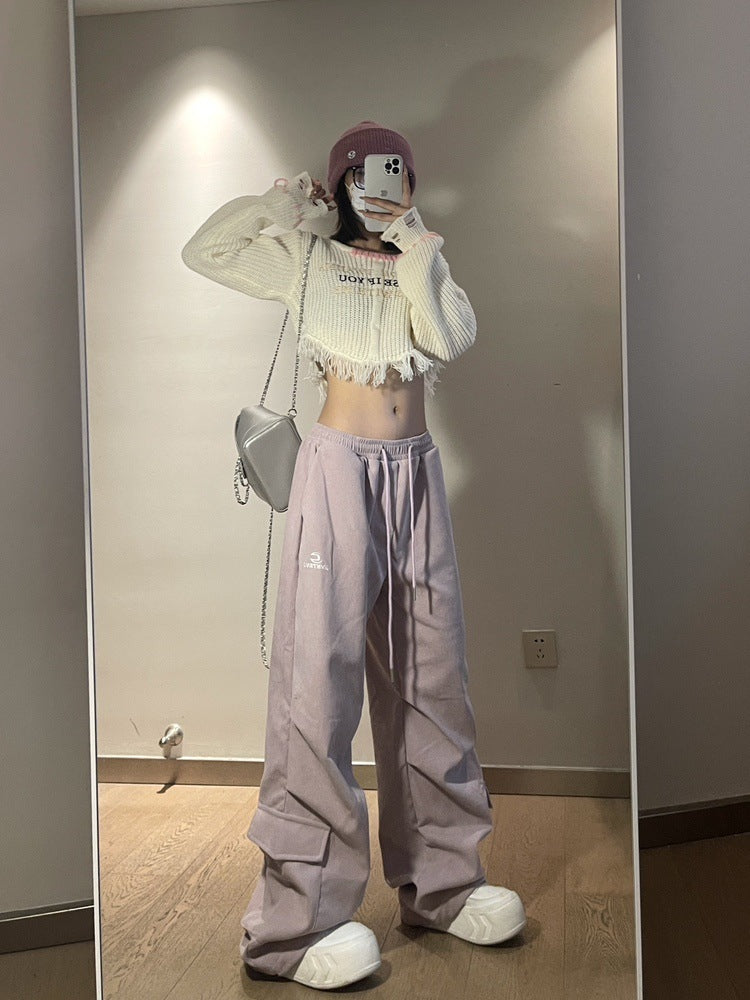 Women Street Casual Loose Track Pants
