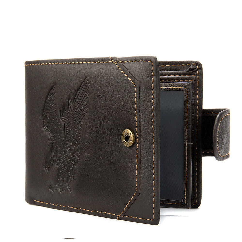 Men's Eagle Landing Leather Wallet