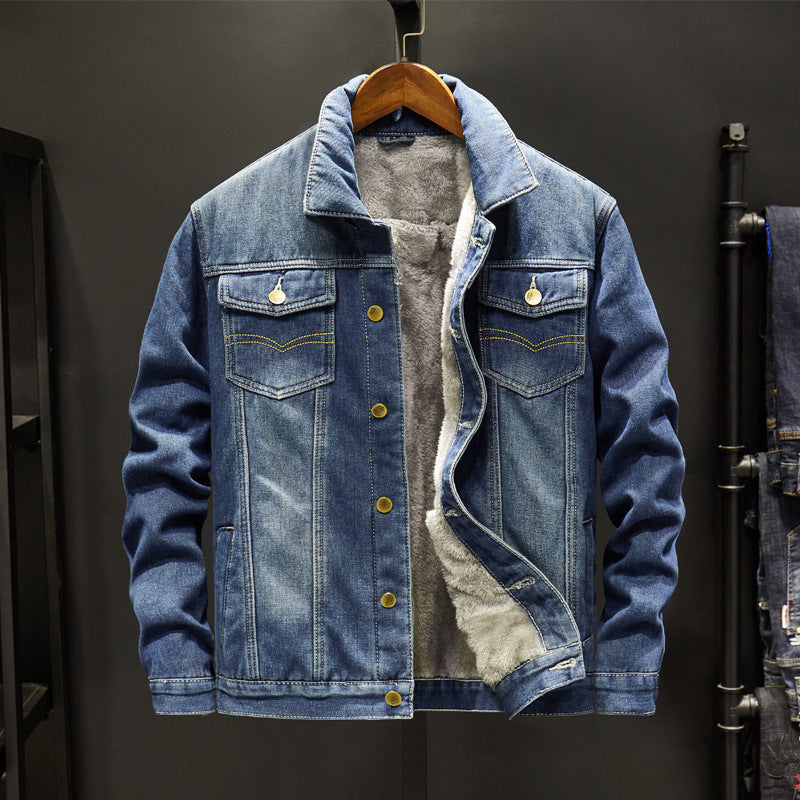 Men Gown Trend Casual Denim Jacket