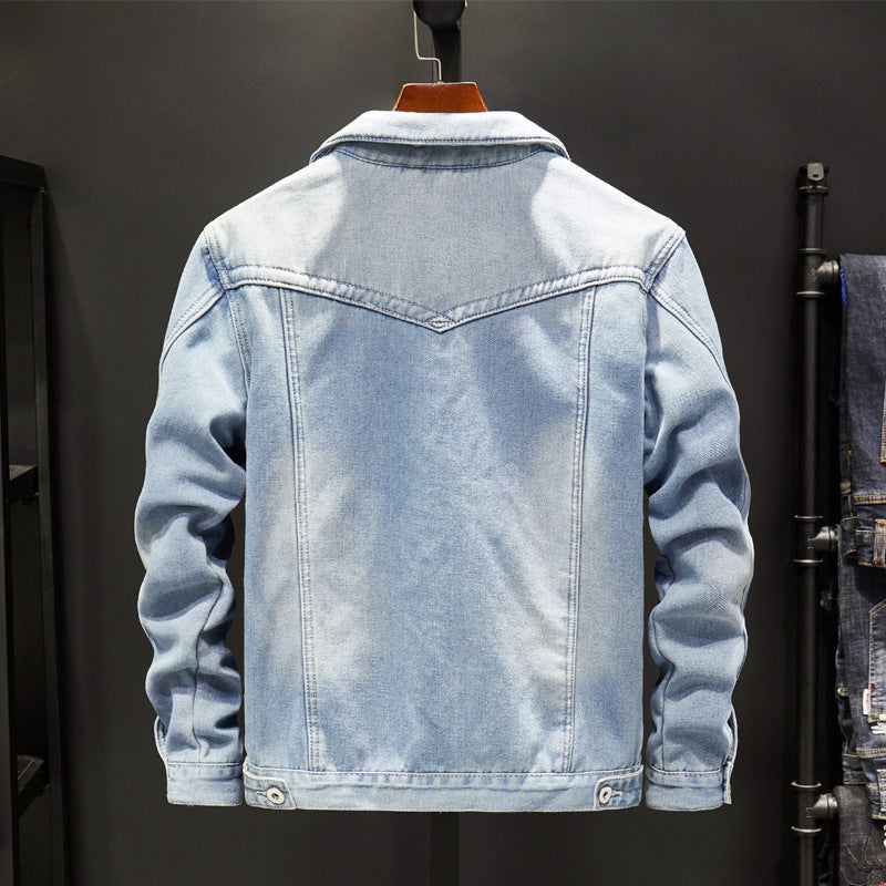 Men Gown Trend Casual Denim Jacket