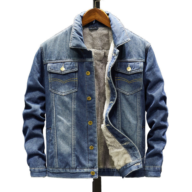 Men Gown Trend Casual Denim Jacket
