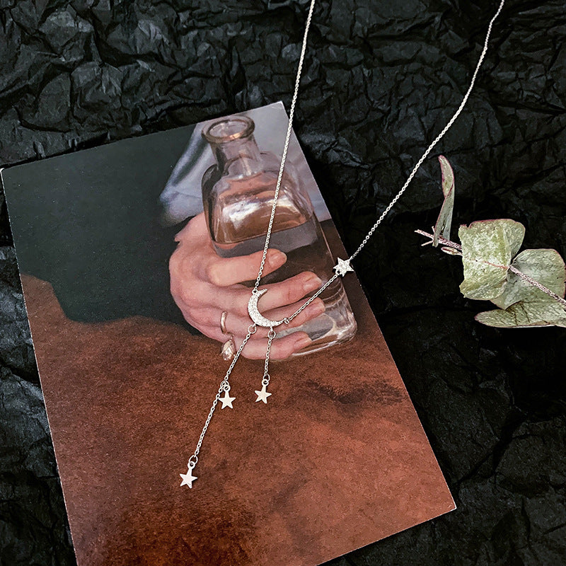 Women Moon Simple Tide Niche Light Luxury Necklace