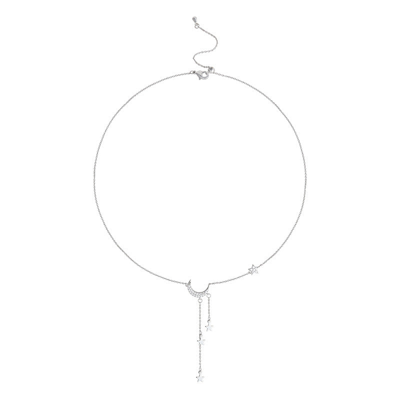 Women Moon Simple Tide Niche Light Luxury Necklace