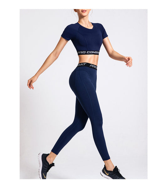 Women Pro Combat Yoga Quick Dry Sports Set