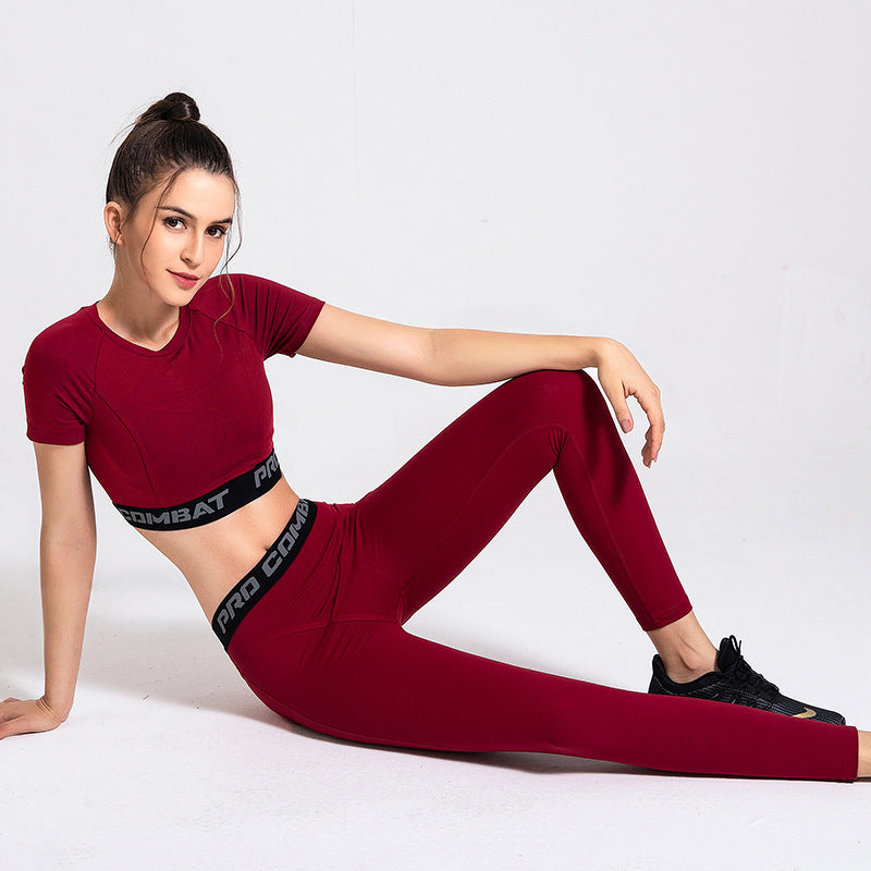 Women Pro Combat Yoga Quick Dry Sports Set