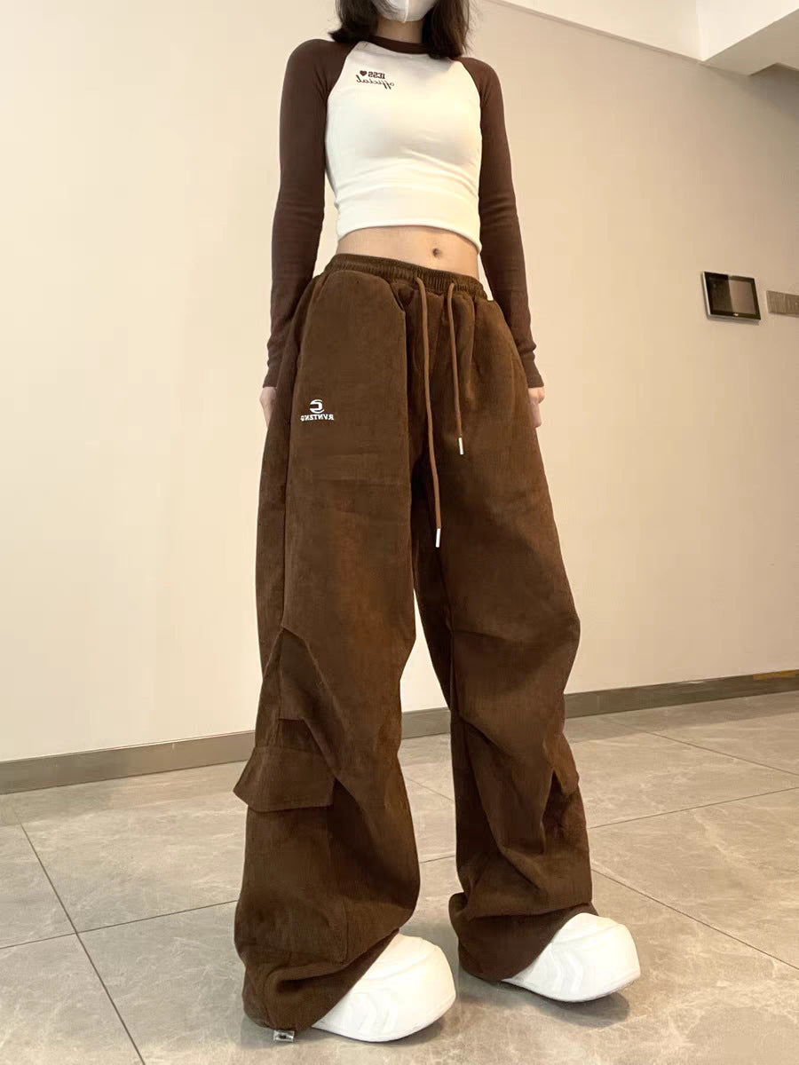 Women Street Casual Loose Track Pants