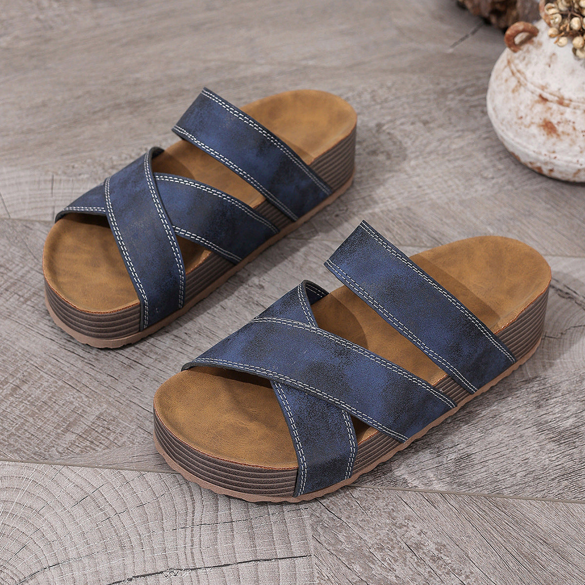 Women Retro Beach Slippers