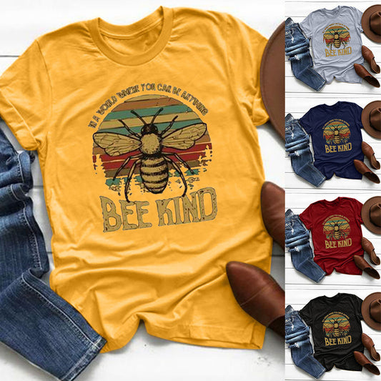 Men Bee Kind Logo T-Shirt