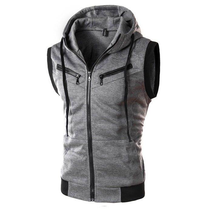 Men Hood Summer Vest