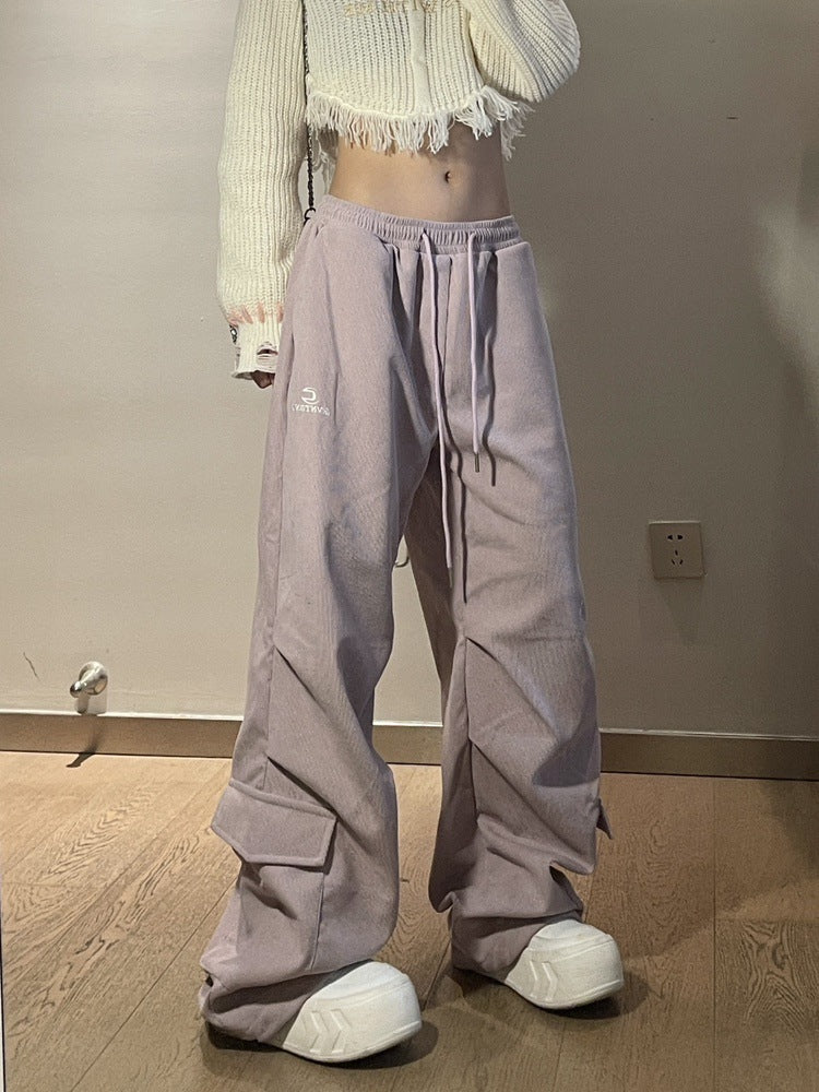 Women Street Casual Loose Track Pants
