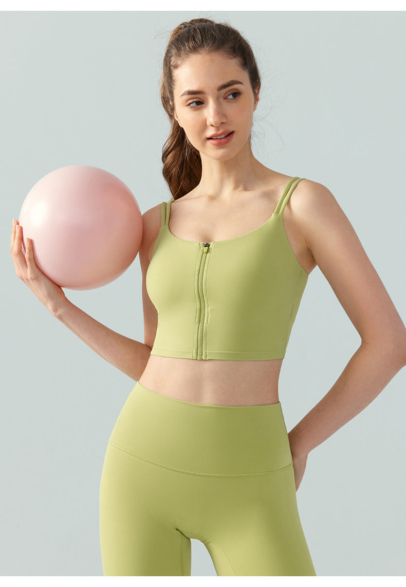 Women's Fitness Double-shoulder Sports Bra