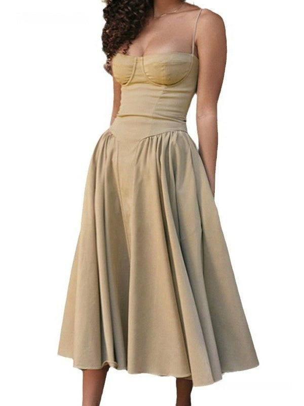 Women Elegant French Vintage Dress