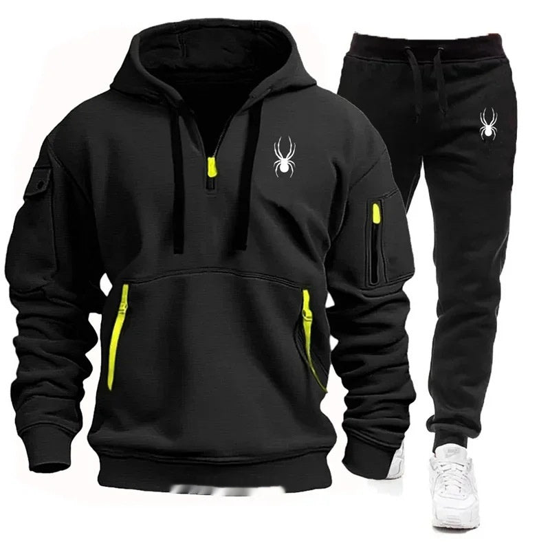Men's Black Widow Casual Sports Set
