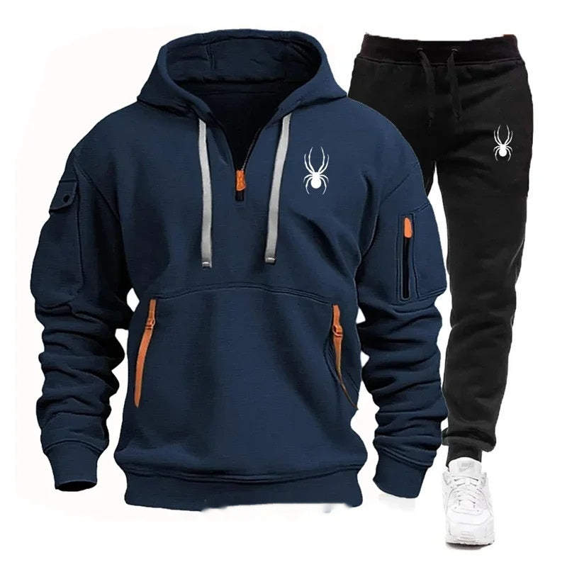 Men's Black Widow Casual Sports Set
