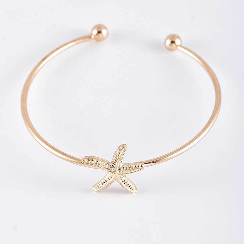 Women Starfish shell pearl combination bracelet