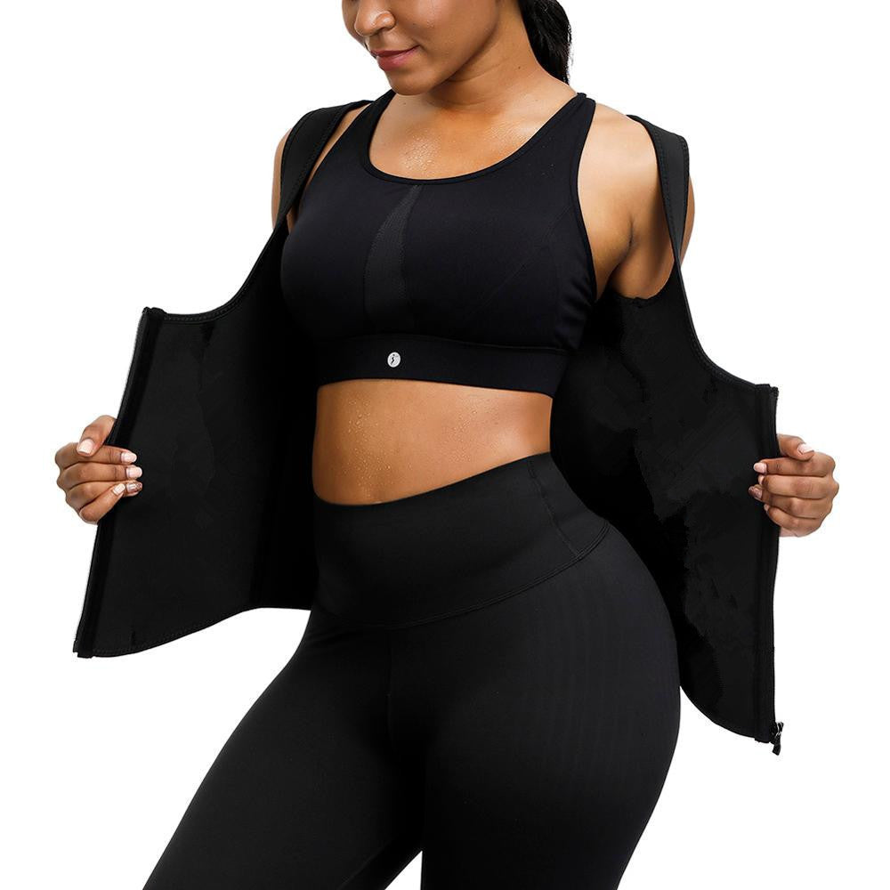 Women Adjustable Velcro Zip Shaper