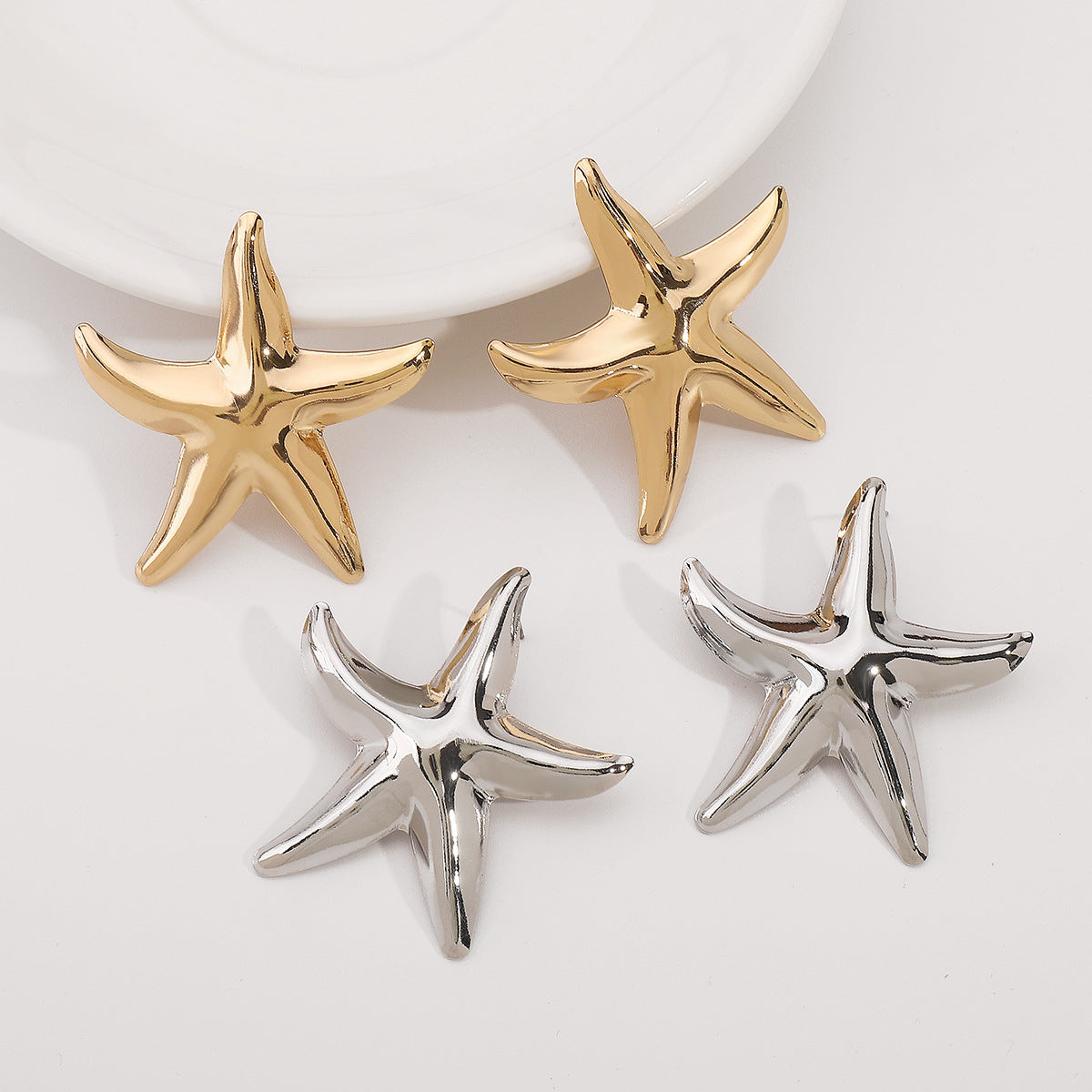 Women Starfish Minority Fashion Earrings