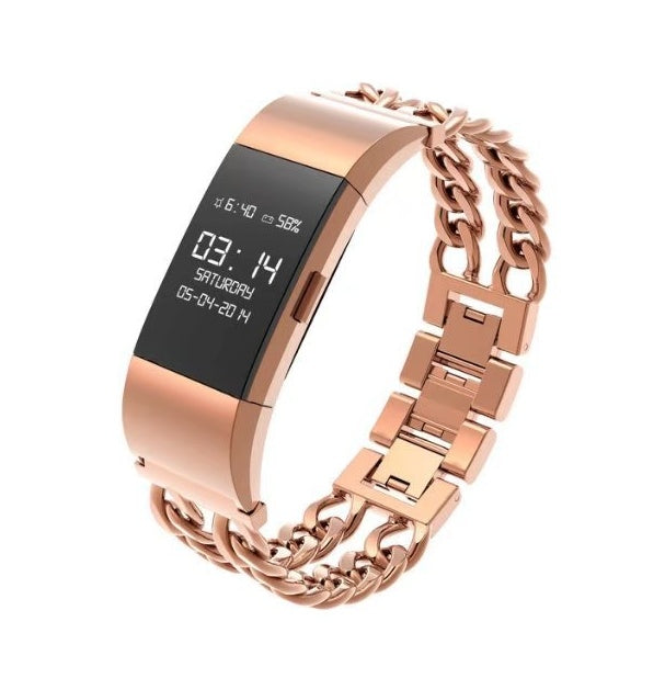 Fitbit Charger Stainless Steel Double Chain