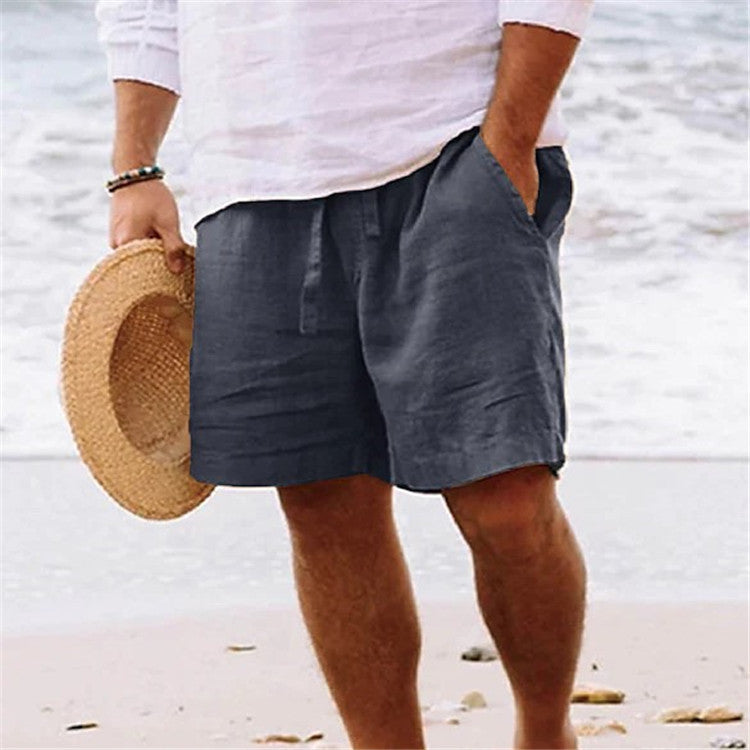 Men Summer Pockets Beach Shorts