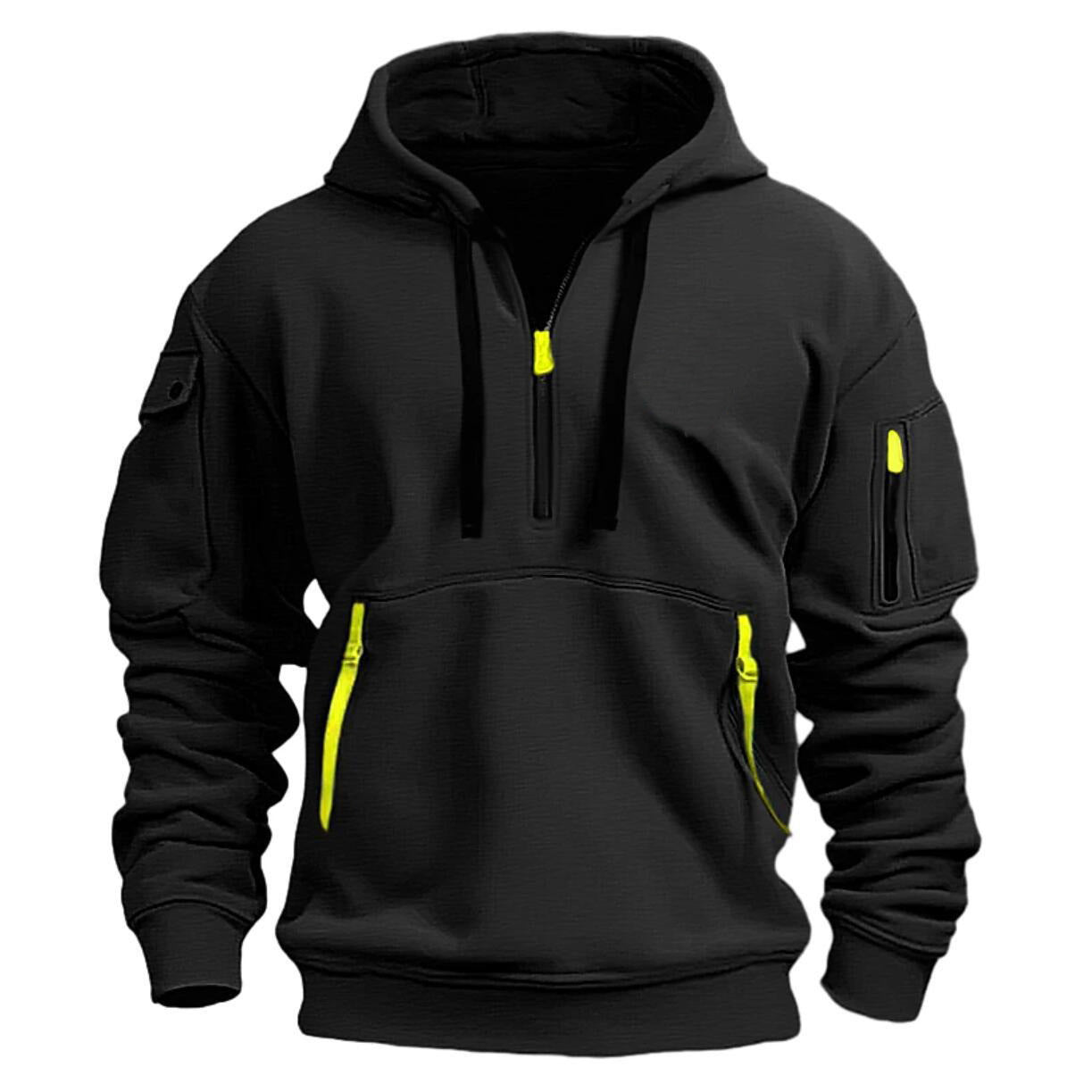 Men Comfort Shoulder Hooded Sweatshirt