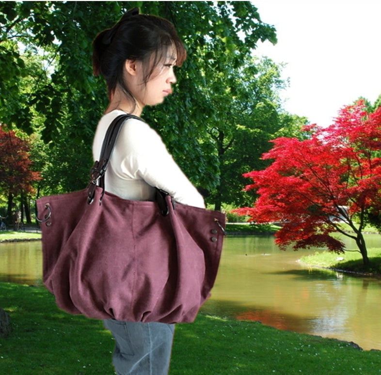 Women’s Dumpling Canvas Bag