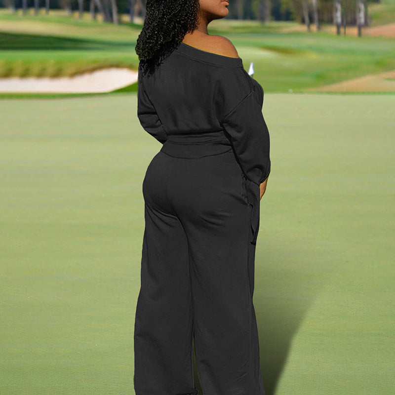 Women's Beauty Sweat Casual Pants Set