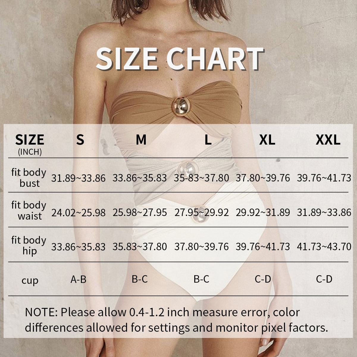 Women's Colorblock Sea Ruched Bathing Suit