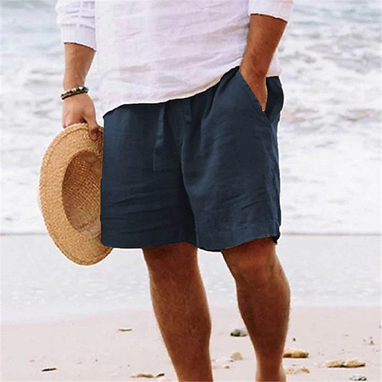 Men Summer Pockets Beach Shorts