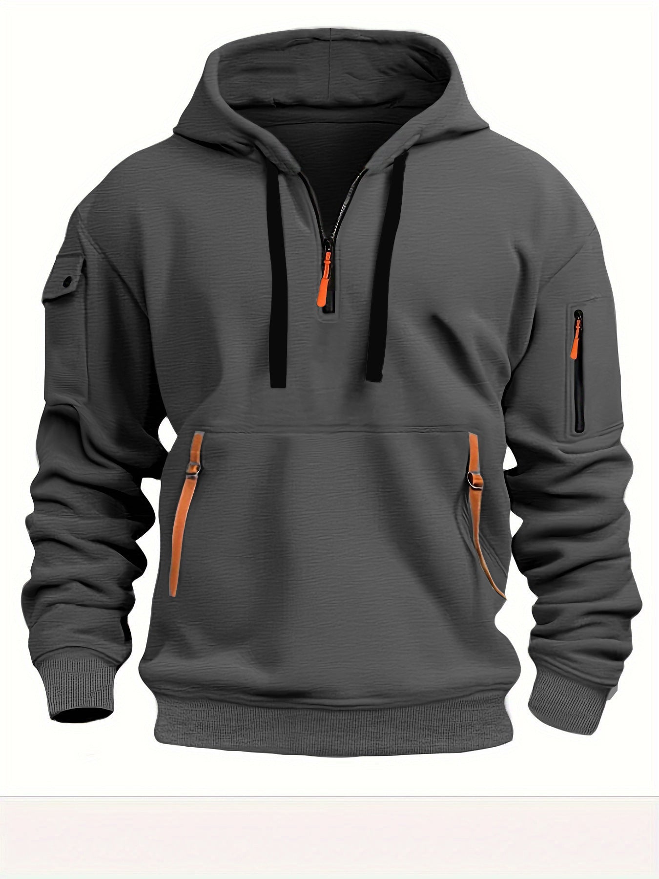Men Comfort Shoulder Hooded Sweatshirt