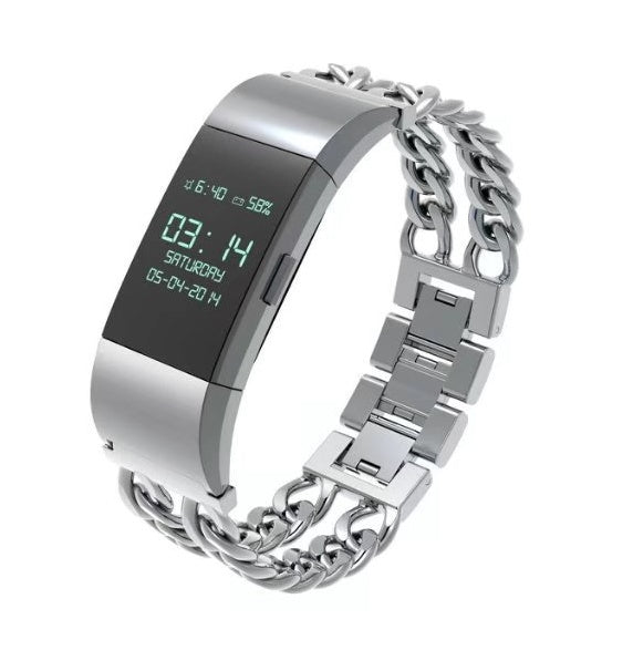 Fitbit Charger Stainless Steel Double Chain