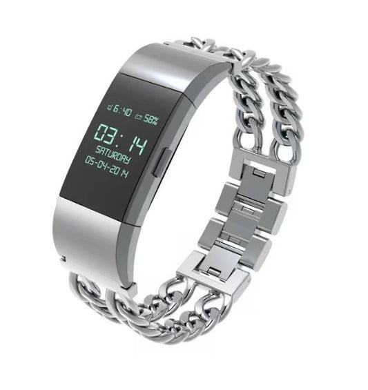 Fitbit Charger Stainless Steel Double Chain