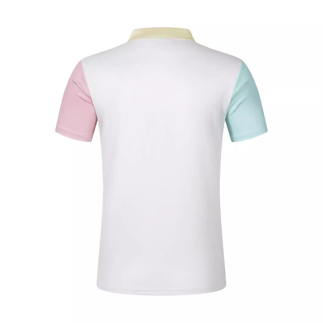 Men Color Block Trendy Fashion Polo