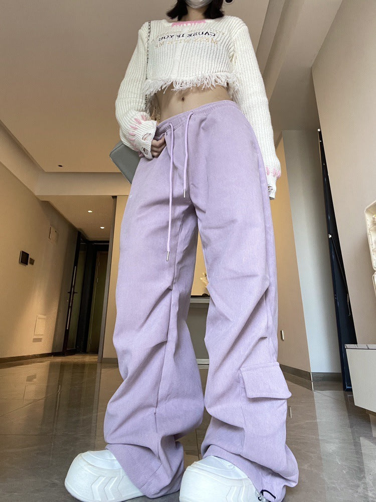 Women Street Casual Loose Track Pants