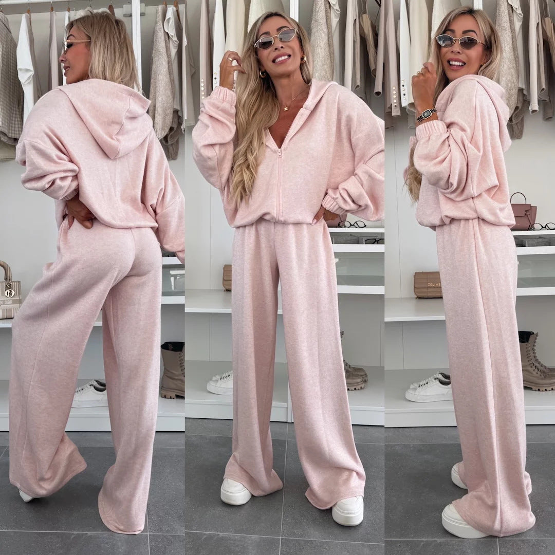 Women Electric Cotton Candy Lounge Set