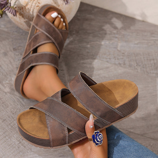 Women Retro Beach Slippers
