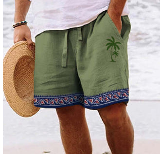 Men Summer Pockets Beach Shorts