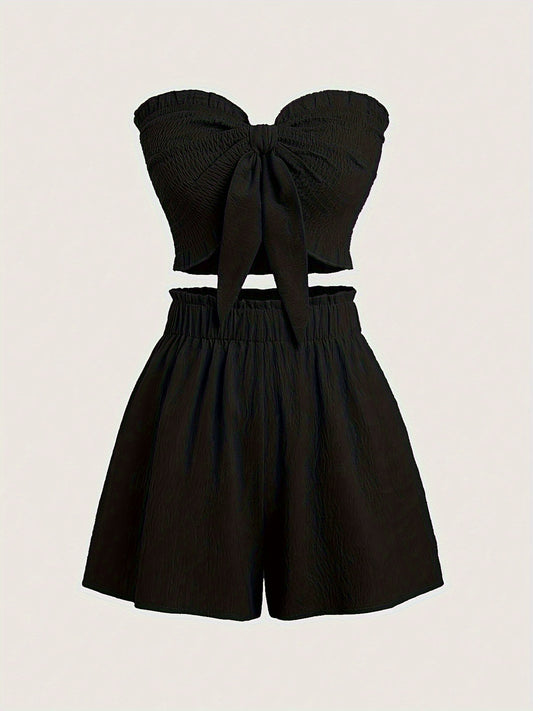 Women’s Summer Elegant Resort Party Shorts Set