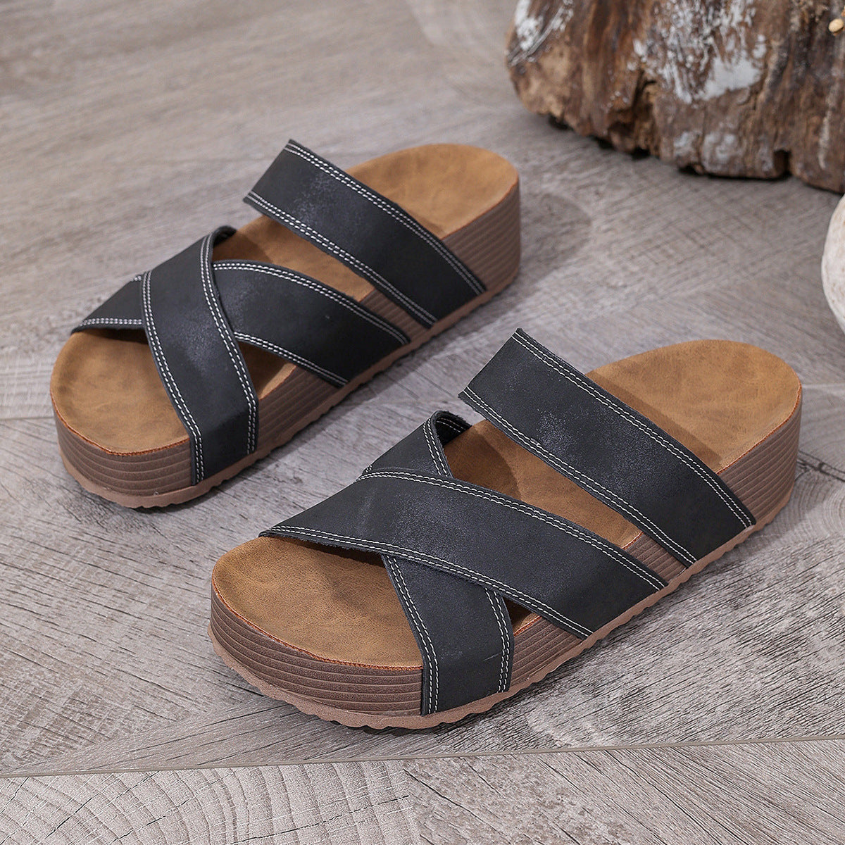 Women Retro Beach Slippers