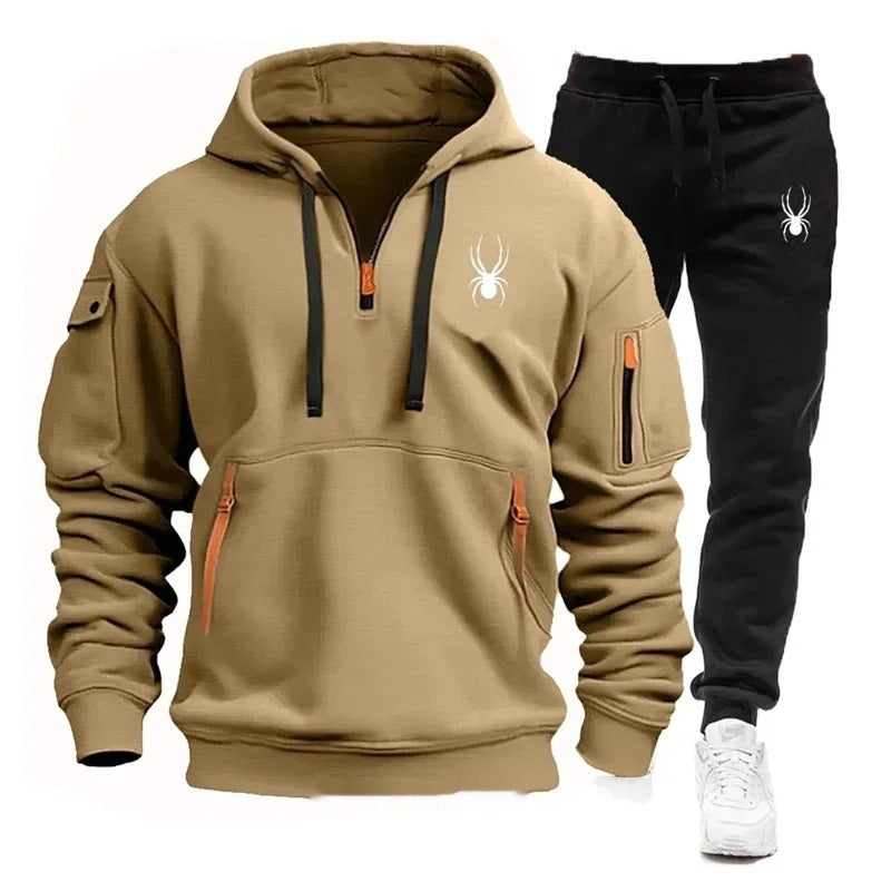 Men's Black Widow Casual Sports Set