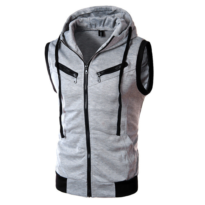 Men Hood Summer Vest